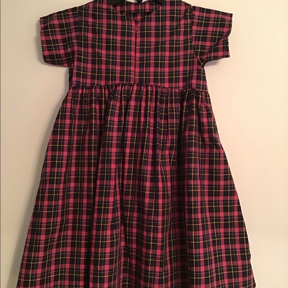 NWOT Designers MoDiDu Pink Plaid Girls Dress - Picture 3 of 8